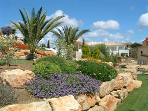 rock garden in Algarve
